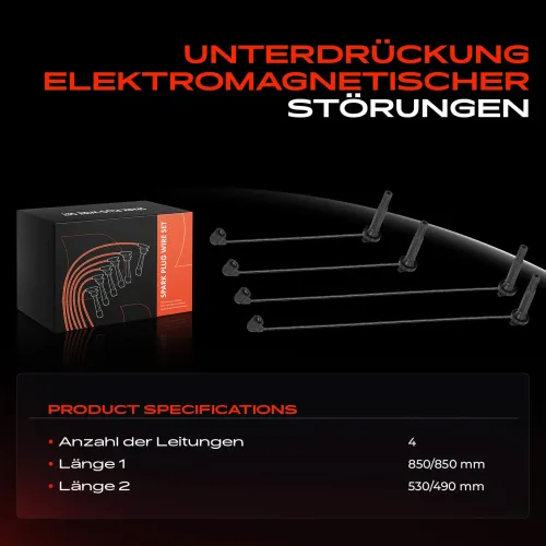 Zündleitungssatz Frankberg 5481FB0048116 Bild Zündleitungssatz Frankberg 5481FB0048116