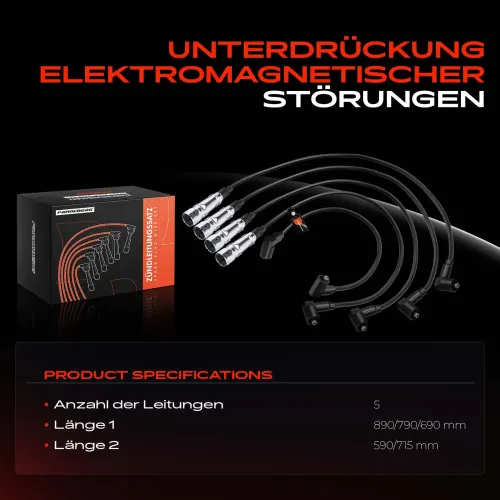 Zündleitungssatz Frankberg 5481FB0048118 Bild Zündleitungssatz Frankberg 5481FB0048118