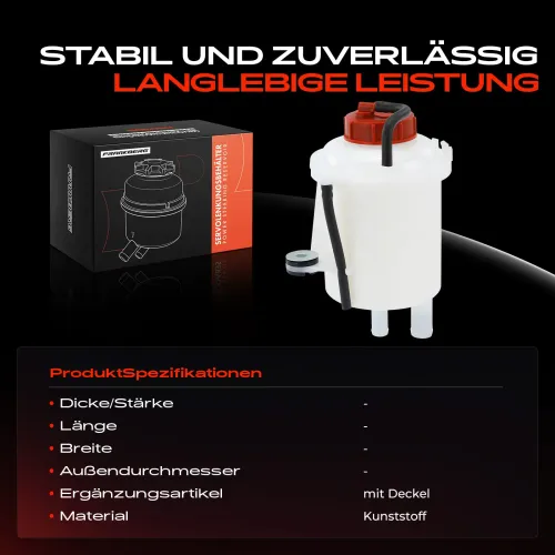 Ausgleichsbehälter, Hydrauliköl (Servolenkung) Frankberg 5481FB0048147 Bild Ausgleichsbehälter, Hydrauliköl (Servolenkung) Frankberg 5481FB0048147