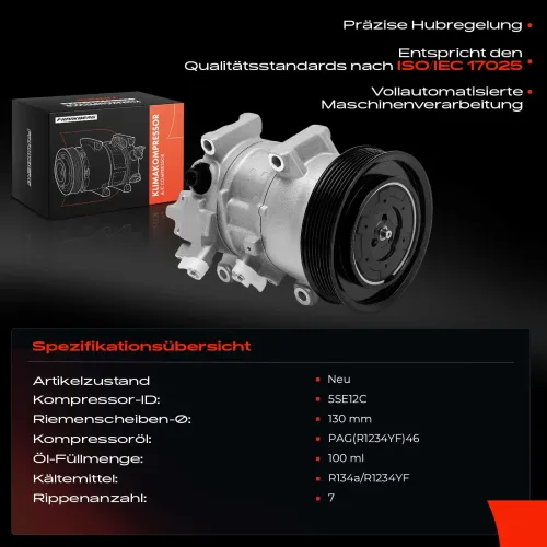 Kompressor, Klimaanlage Frankberg 5481FB0048150 Bild Kompressor, Klimaanlage Frankberg 5481FB0048150