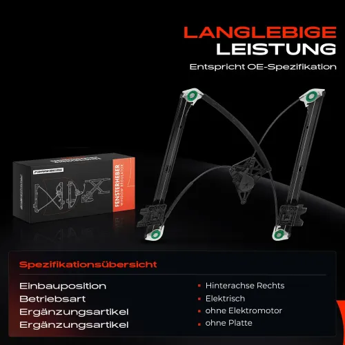 Fensterheber hinten rechts Frankberg 5481FB0048178 Bild Fensterheber hinten rechts Frankberg 5481FB0048178