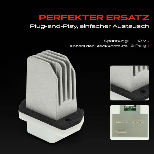 Regler, Innenraumgebläse 12 V Frankberg 5481FB0048228 Bild Regler, Innenraumgebläse 12 V Frankberg 5481FB0048228