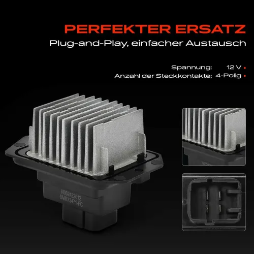 Regler, Innenraumgebläse 12 V Frankberg 5481FB0048231 Bild Regler, Innenraumgebläse 12 V Frankberg 5481FB0048231