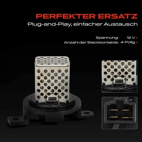 Regler, Innenraumgebläse 12 V Frankberg 5481FB0048257 Bild Regler, Innenraumgebläse 12 V Frankberg 5481FB0048257