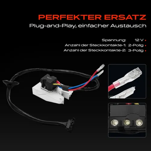 Regler, Innenraumgebläse 12 V Frankberg 5481FB0048312 Bild Regler, Innenraumgebläse 12 V Frankberg 5481FB0048312