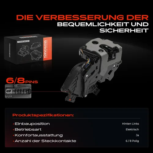 Türschloss hinten links Frankberg 5481FB0048463 Bild Türschloss hinten links Frankberg 5481FB0048463