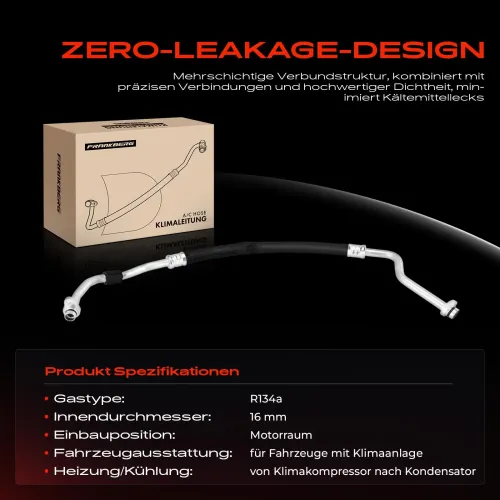 Hochdruck-/Niederdruckleitung, Klimaanlage Motorraum Frankberg 5481FB0048528 Bild Hochdruck-/Niederdruckleitung, Klimaanlage Motorraum Frankberg 5481FB0048528