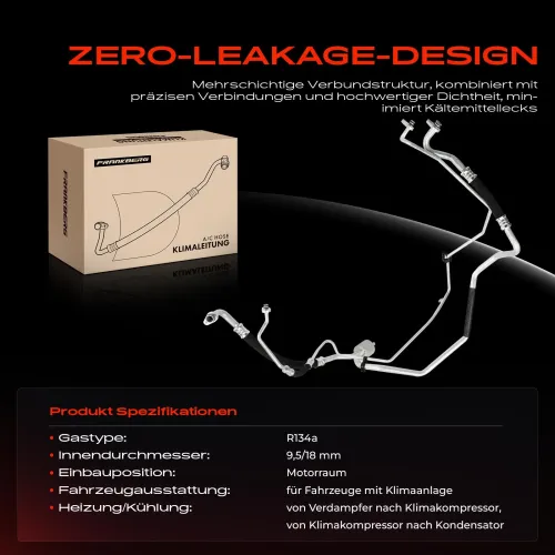 Hochdruck-/Niederdruckleitung, Klimaanlage Motorraum Frankberg 5481FB0048535 Bild Hochdruck-/Niederdruckleitung, Klimaanlage Motorraum Frankberg 5481FB0048535