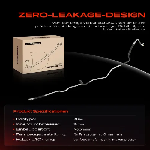 Hochdruck-/Niederdruckleitung, Klimaanlage Motorraum Frankberg 5481FB0048538 Bild Hochdruck-/Niederdruckleitung, Klimaanlage Motorraum Frankberg 5481FB0048538