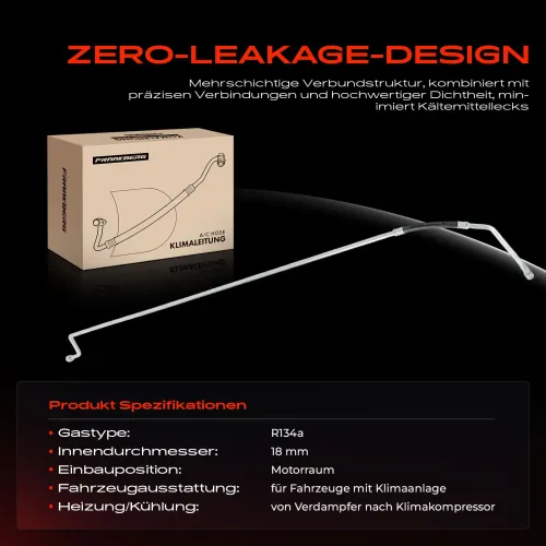 Hochdruck-/Niederdruckleitung, Klimaanlage Motorraum Frankberg 5481FB0048547 Bild Hochdruck-/Niederdruckleitung, Klimaanlage Motorraum Frankberg 5481FB0048547