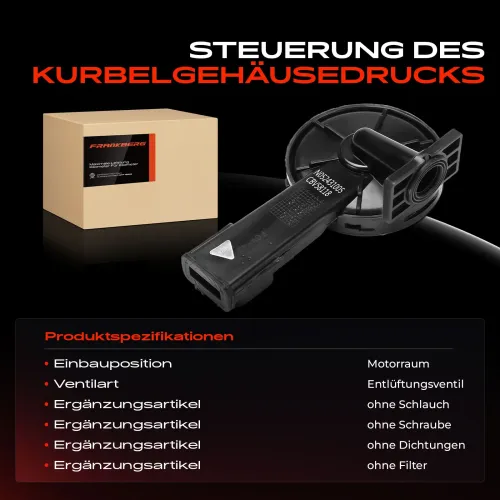 Ventil, Kurbelgehäuseentlüftung Motorraum Frankberg 5481FB0048576 Bild Ventil, Kurbelgehäuseentlüftung Motorraum Frankberg 5481FB0048576