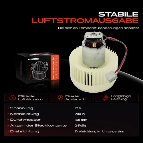 Innenraumgebläse 12 V Frankberg 5481FB0048598 Bild Innenraumgebläse 12 V Frankberg 5481FB0048598