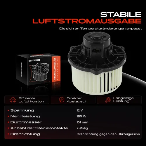 Innenraumgebläse 12 V Frankberg 5481FB0048602 Bild Innenraumgebläse 12 V Frankberg 5481FB0048602