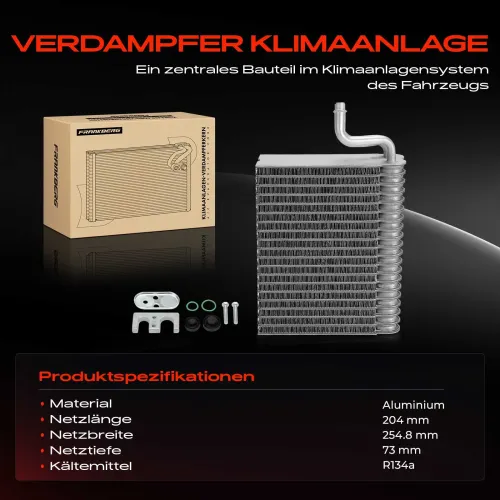 Verdampfer, Klimaanlage Frankberg 5481FB0048831 Bild Verdampfer, Klimaanlage Frankberg 5481FB0048831