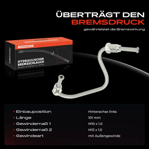 Bremsschlauch Hinterachse links Frankberg 5481FB0048922 Bild Bremsschlauch Hinterachse links Frankberg 5481FB0048922