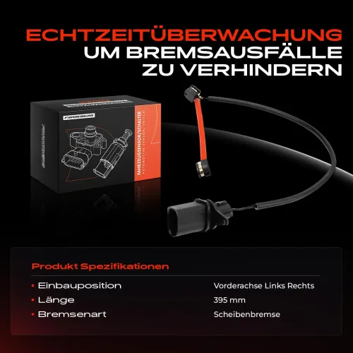 Warnkontakt, Bremsbelagverschleiß Vorderachse beidseitig Frankberg 5481FB0049252 Bild Warnkontakt, Bremsbelagverschleiß Vorderachse beidseitig Frankberg 5481FB0049252