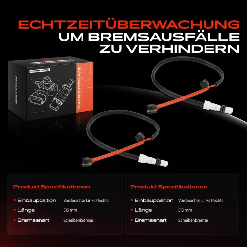 Warnkontakt, Bremsbelagverschleiß Vorderachse beidseitig Frankberg 5481FB0049270 Bild Warnkontakt, Bremsbelagverschleiß Vorderachse beidseitig Frankberg 5481FB0049270