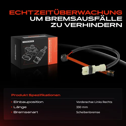 Warnkontakt, Bremsbelagverschleiß Vorderachse beidseitig Frankberg 5481FB0049272 Bild Warnkontakt, Bremsbelagverschleiß Vorderachse beidseitig Frankberg 5481FB0049272