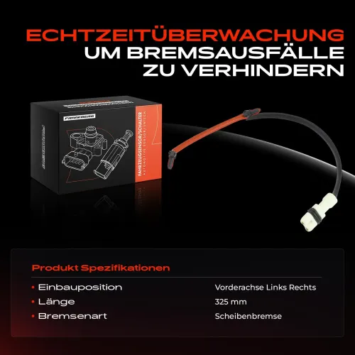Warnkontakt, Bremsbelagverschleiß Vorderachse beidseitig Frankberg 5481FB0049273 Bild Warnkontakt, Bremsbelagverschleiß Vorderachse beidseitig Frankberg 5481FB0049273