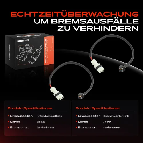 Warnkontakt, Bremsbelagverschleiß Hinterachse beidseitig Frankberg 5481FB0049279 Bild Warnkontakt, Bremsbelagverschleiß Hinterachse beidseitig Frankberg 5481FB0049279