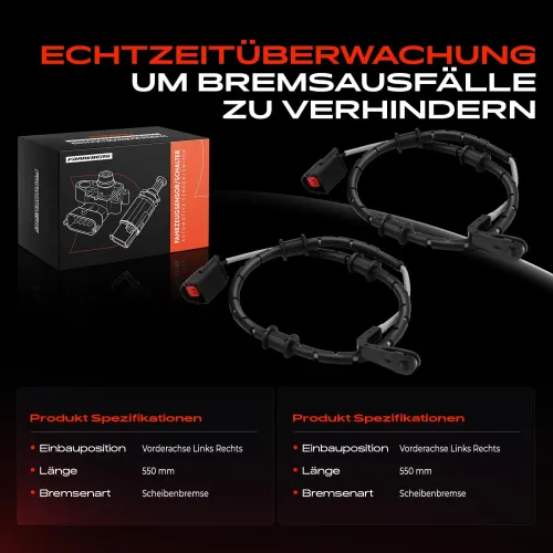 Warnkontakt, Bremsbelagverschleiß Vorderachse beidseitig Frankberg 5481FB0049295 Bild Warnkontakt, Bremsbelagverschleiß Vorderachse beidseitig Frankberg 5481FB0049295