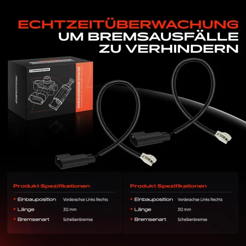 Warnkontakt, Bremsbelagverschleiß Vorderachse beidseitig Frankberg 5481FB0049348 Bild Warnkontakt, Bremsbelagverschleiß Vorderachse beidseitig Frankberg 5481FB0049348
