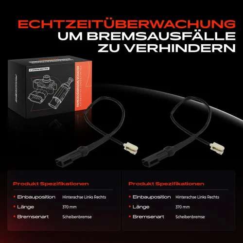 Warnkontakt, Bremsbelagverschleiß Hinterachse beidseitig Frankberg 5481FB0049352 Bild Warnkontakt, Bremsbelagverschleiß Hinterachse beidseitig Frankberg 5481FB0049352