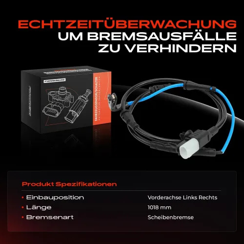 Warnkontakt, Bremsbelagverschleiß Vorderachse beidseitig Frankberg 5481FB0049357 Bild Warnkontakt, Bremsbelagverschleiß Vorderachse beidseitig Frankberg 5481FB0049357