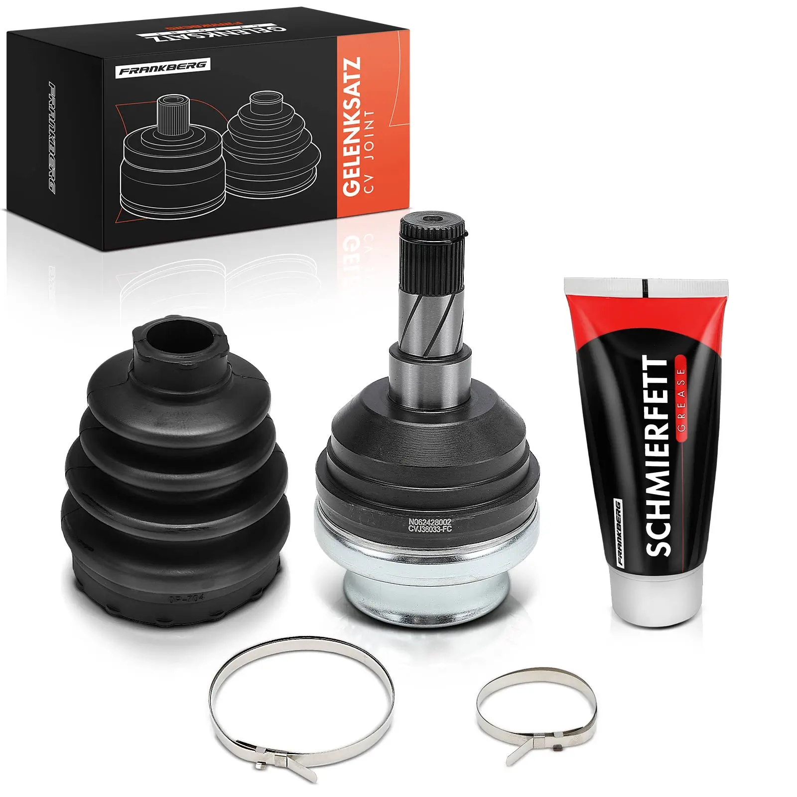 Gelenksatz, Antriebswelle Vorderachse Frankberg 5481FB0049738