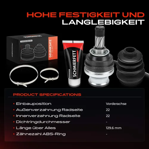 Gelenksatz, Antriebswelle Vorderachse Frankberg 5481FB0050260 Bild Gelenksatz, Antriebswelle Vorderachse Frankberg 5481FB0050260