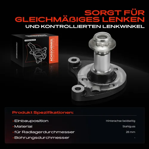 Achsschenkel, Radaufhängung Hinterachse beidseitig Frankberg 5481FB0050411 Bild Achsschenkel, Radaufhängung Hinterachse beidseitig Frankberg 5481FB0050411