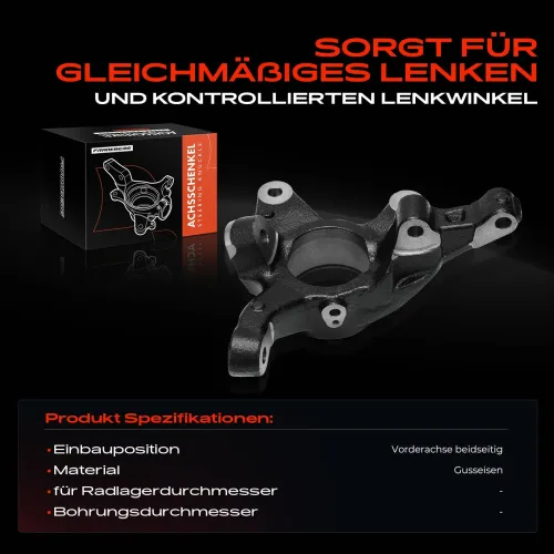 Achsschenkel, Radaufhängung Vorderachse beidseitig Frankberg 5481FB0050427 Bild Achsschenkel, Radaufhängung Vorderachse beidseitig Frankberg 5481FB0050427