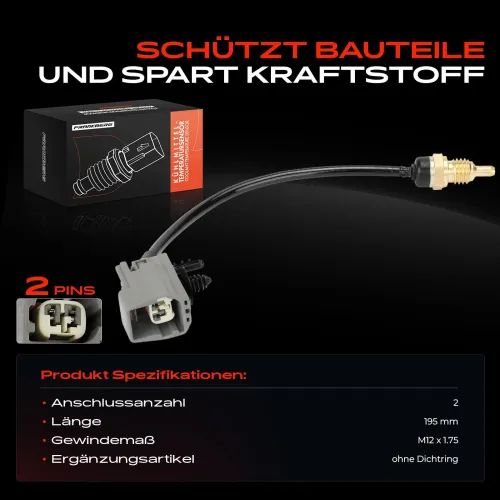 Sensor, Kühlmitteltemperatur Frankberg 5481FB0050458 Bild Sensor, Kühlmitteltemperatur Frankberg 5481FB0050458