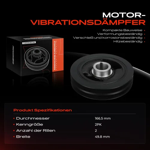 Riemenscheibe, Kurbelwelle Frankberg 5481FB0050721 Bild Riemenscheibe, Kurbelwelle Frankberg 5481FB0050721