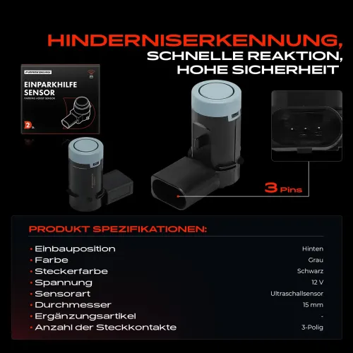 Sensor, Raddrehzahl 12 V Hinterachse beidseitig Frankberg 5481FB0000887 Bild Sensor, Raddrehzahl 12 V Hinterachse beidseitig Frankberg 5481FB0000887