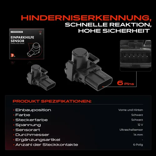 Sensor, Raddrehzahl 12 V Vorderachse links Frankberg 5481FB0000812 Bild Sensor, Raddrehzahl 12 V Vorderachse links Frankberg 5481FB0000812