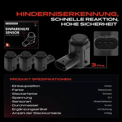 Sensor, Raddrehzahl Hinterachse beidseitig Frankberg 5481FB0000853 Bild Sensor, Raddrehzahl Hinterachse beidseitig Frankberg 5481FB0000853