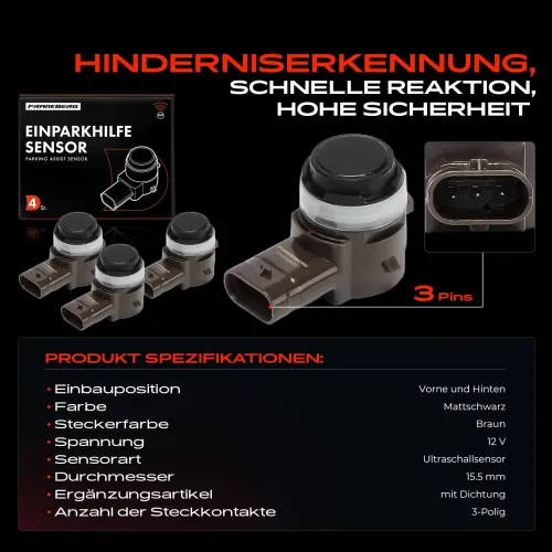 Sensor, Raddrehzahl Hinterachse beidseitig Frankberg 5481FB0000846 Bild Sensor, Raddrehzahl Hinterachse beidseitig Frankberg 5481FB0000846