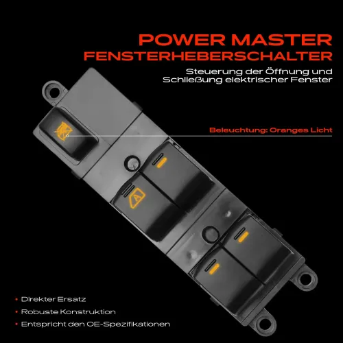 Schalter, Fensterheber fahrerseitig Frankberg 5481FB0050875 Bild Schalter, Fensterheber fahrerseitig Frankberg 5481FB0050875