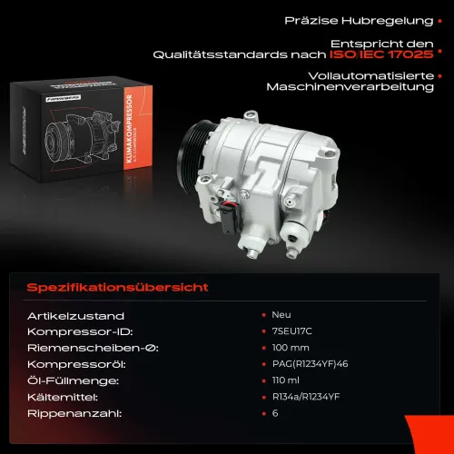 Kompressor, Klimaanlage Frankberg 5481FB0050975 Bild Kompressor, Klimaanlage Frankberg 5481FB0050975