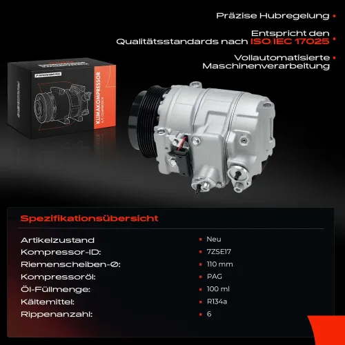 Kompressor, Klimaanlage Frankberg 5481FB0050976 Bild Kompressor, Klimaanlage Frankberg 5481FB0050976