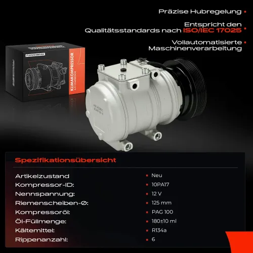 Kompressor, Klimaanlage Frankberg 5481FB0050982 Bild Kompressor, Klimaanlage Frankberg 5481FB0050982