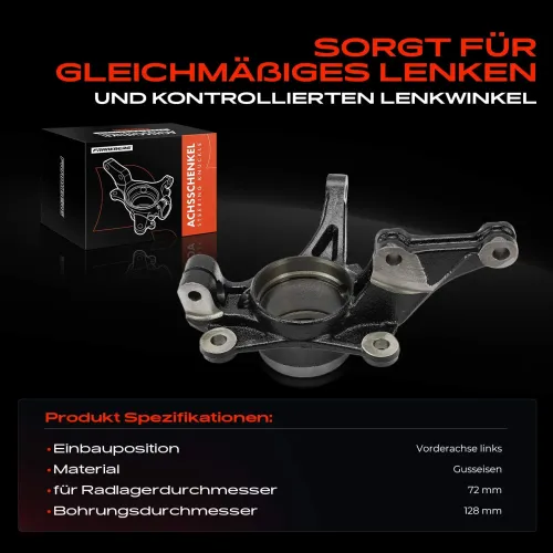 Achsschenkel, Radaufhängung Vorderachse links Frankberg 5481FB0051000 Bild Achsschenkel, Radaufhängung Vorderachse links Frankberg 5481FB0051000