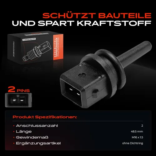 Sensor, Kühlmitteltemperatur Frankberg 5481FB0051017 Bild Sensor, Kühlmitteltemperatur Frankberg 5481FB0051017