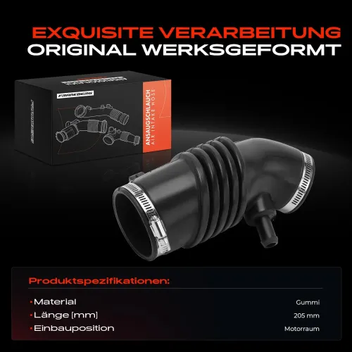 Ansaugschlauch, Luftfilter Motorraum Frankberg 5481FB0051044 Bild Ansaugschlauch, Luftfilter Motorraum Frankberg 5481FB0051044