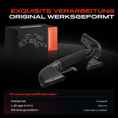 Ansaugschlauch, Luftfilter Lufteinlass zu Luftfilter Frankberg 5481FB0051061 Bild Ansaugschlauch, Luftfilter Lufteinlass zu Luftfilter Frankberg 5481FB0051061