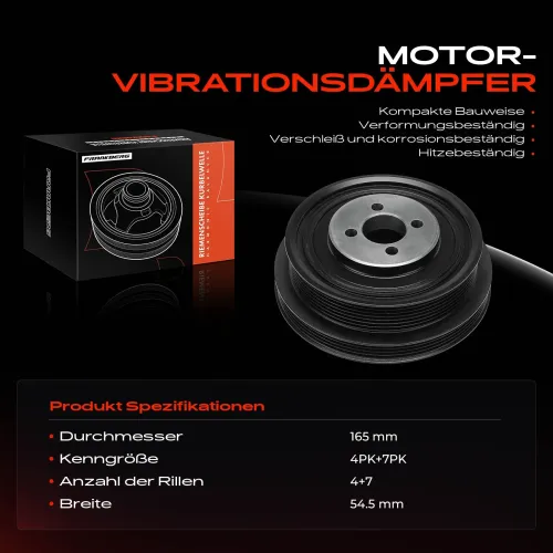 Riemenscheibe, Kurbelwelle Frankberg 5481FB0051073 Bild Riemenscheibe, Kurbelwelle Frankberg 5481FB0051073