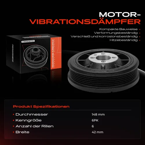 Riemenscheibe, Kurbelwelle Frankberg 5481FB0051079 Bild Riemenscheibe, Kurbelwelle Frankberg 5481FB0051079