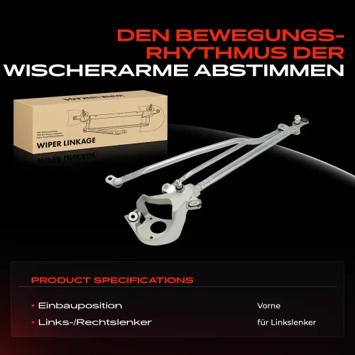 Wischergestänge vorne Frankberg 5481FB0051087 Bild Wischergestänge vorne Frankberg 5481FB0051087