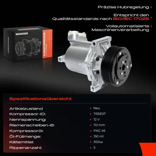 Kompressor, Klimaanlage Frankberg 5481FB0051136 Bild Kompressor, Klimaanlage Frankberg 5481FB0051136